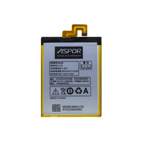 Акумулятор Aspor BL223 для Lenovo K920/Vibe Z2 Pro Акумулятор Aspor BL223 для Lenovo K920/Vibe Z2 Pro