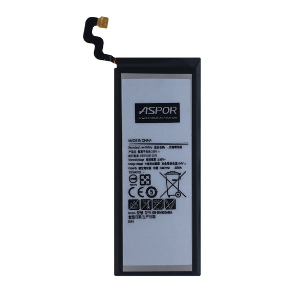 Акумулятор Aspor EB-BN920ABE/EB-BN920ABA для Samsung Note 5 Акумулятор Aspor EB-BN920ABE/EB-BN920ABA для Samsung Note 5