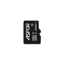 Карта пам`яті Aspor MicroSDHC 32GB UHS-I (Class 10) (тільки карта) Карта пам`яті Aspor MicroSDHC 32GB UHS-I (Class 10) (тільки карта)