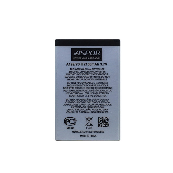 Акумулятор Aspor HB505076RBC для Huawei Y3-II Акумулятор Aspor HB505076RBC для Huawei Y3-II