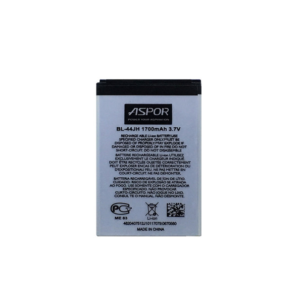 Акумулятор Aspor BL-44JH для LG P700/P705/L7/E440/E445 Акумулятор Aspor BL-44JH для LG P700/P705/L7/E440/E445