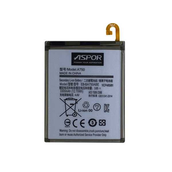 Акумулятор Aspor EB-BA750ABU для Samsung A750/A7 2018 Акумулятор Aspor EB-BA750ABU для Samsung A750/A7 2018