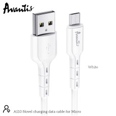 Кабель Avantis A110 Novel USB – Micro- білий Кабель Avantis A110 Novel USB – Micro- білий