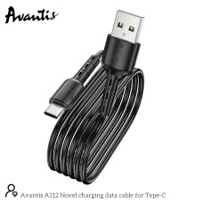 Кабель Avantis A112 Novel USB – Type-C- чорний