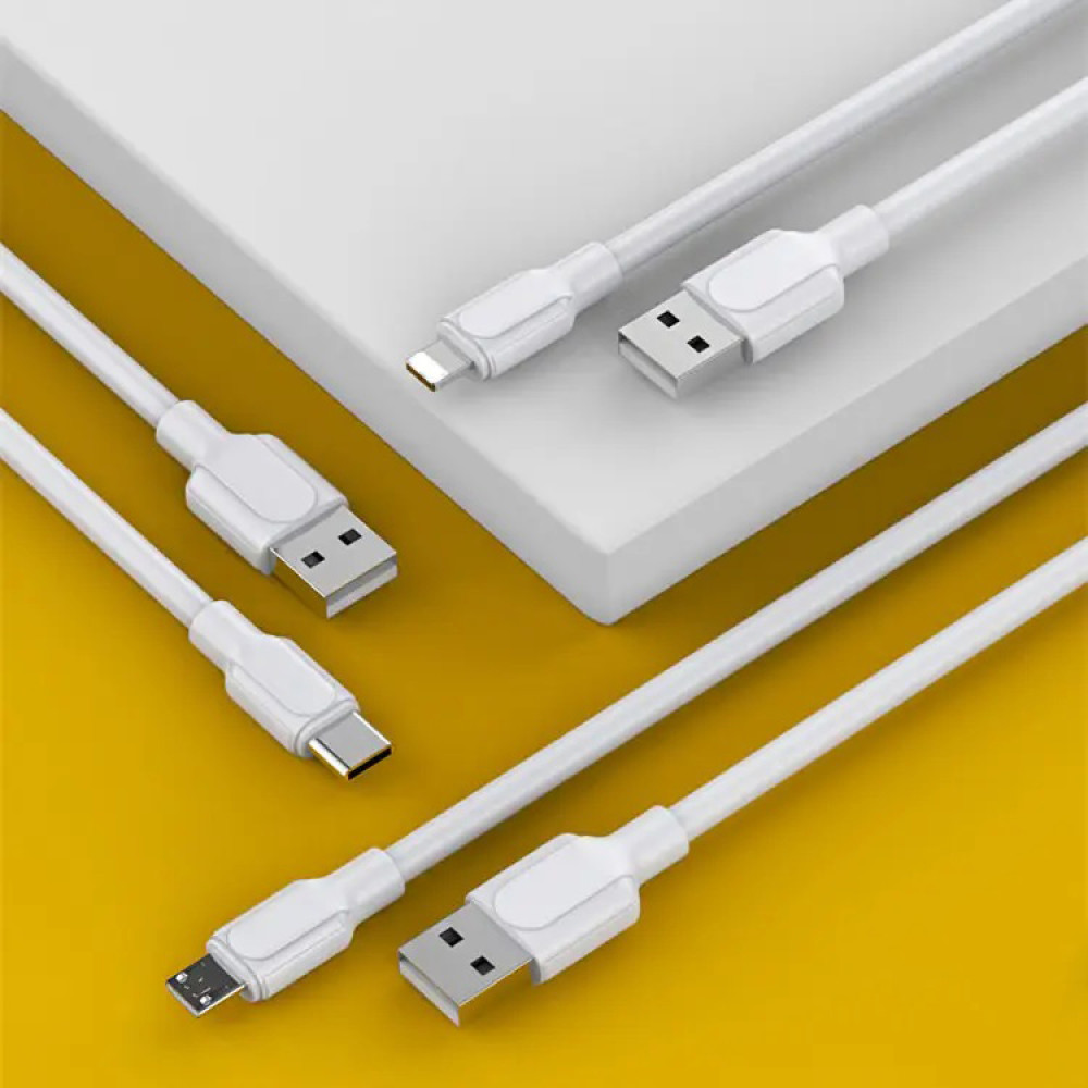 Кабель Avantis AC-75m Super Flash USB – Micro- білий