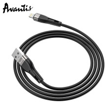 Кабель Avantis AC-81i Silicone USB – Lightning- чорний