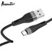Кабель Avantis AC-81t Silicone USB – Type-C- чорний