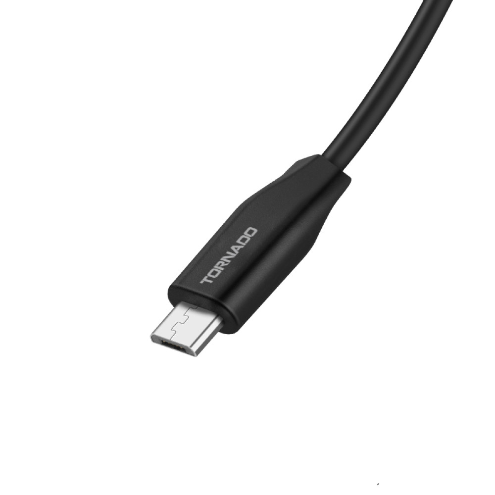 Кабель Tornado TX13 USB – Micro (2.4A/1м)- чорний