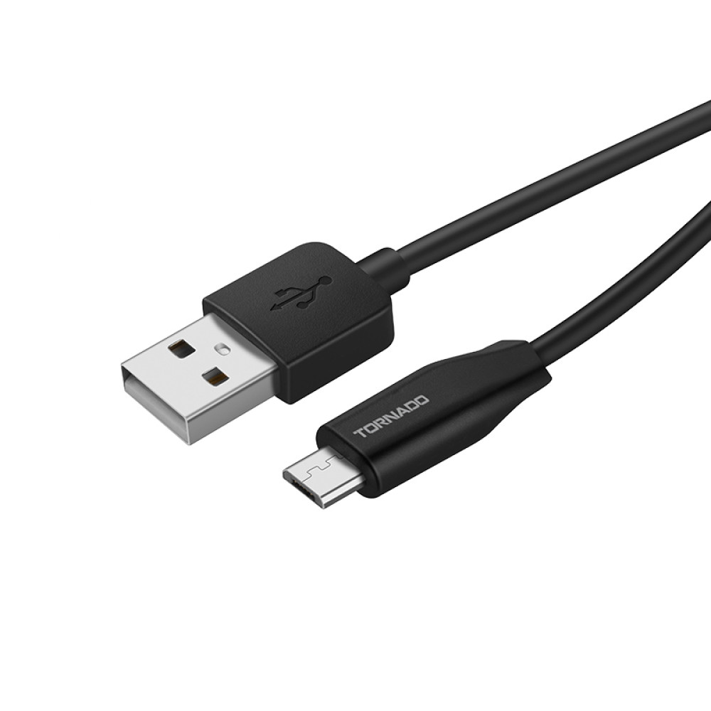 Кабель Tornado TX13 USB – Micro (2.4A/1м)- чорний