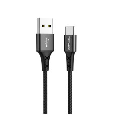 Кабель Tornado TX16 USB – Type-C (3A/1м)- чорний
