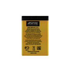 Акумулятор Aspor Lite AB463446B для Samsung X200/E250/E900/C3010/E1080 Акумулятор Aspor Lite AB463446B для Samsung X200/E250/E900/C3010/E1080