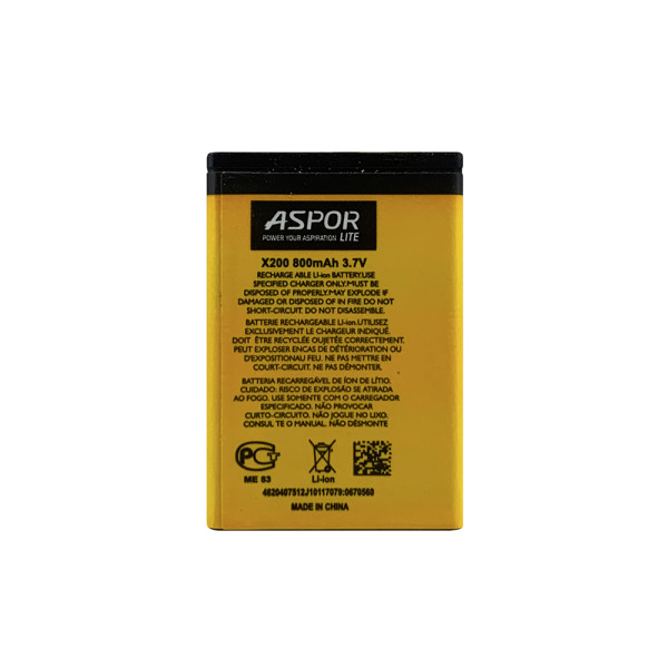 Акумулятор Aspor Lite AB463446B для Samsung X200/E250/E900/C3010/E1080 Акумулятор Aspor Lite AB463446B для Samsung X200/E250/E900/C3010/E1080