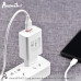 Мережевий зарядний пристрій Avantis A425 QC3.0 (1USB/3A/18W) + USB кабель Micro- білий Мережевий зарядний пристрій Avantis A425 QC3.0 (1USB/3A/18W) + USB кабель Micro- білий