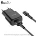 Мережевий зарядний пристрій Avantis A480 Orion (1USB/2.1A) + USB кабель Micro- чорний Мережевий зарядний пристрій Avantis A480 Orion (1USB/2.1A) + USB кабель Micro- чорний