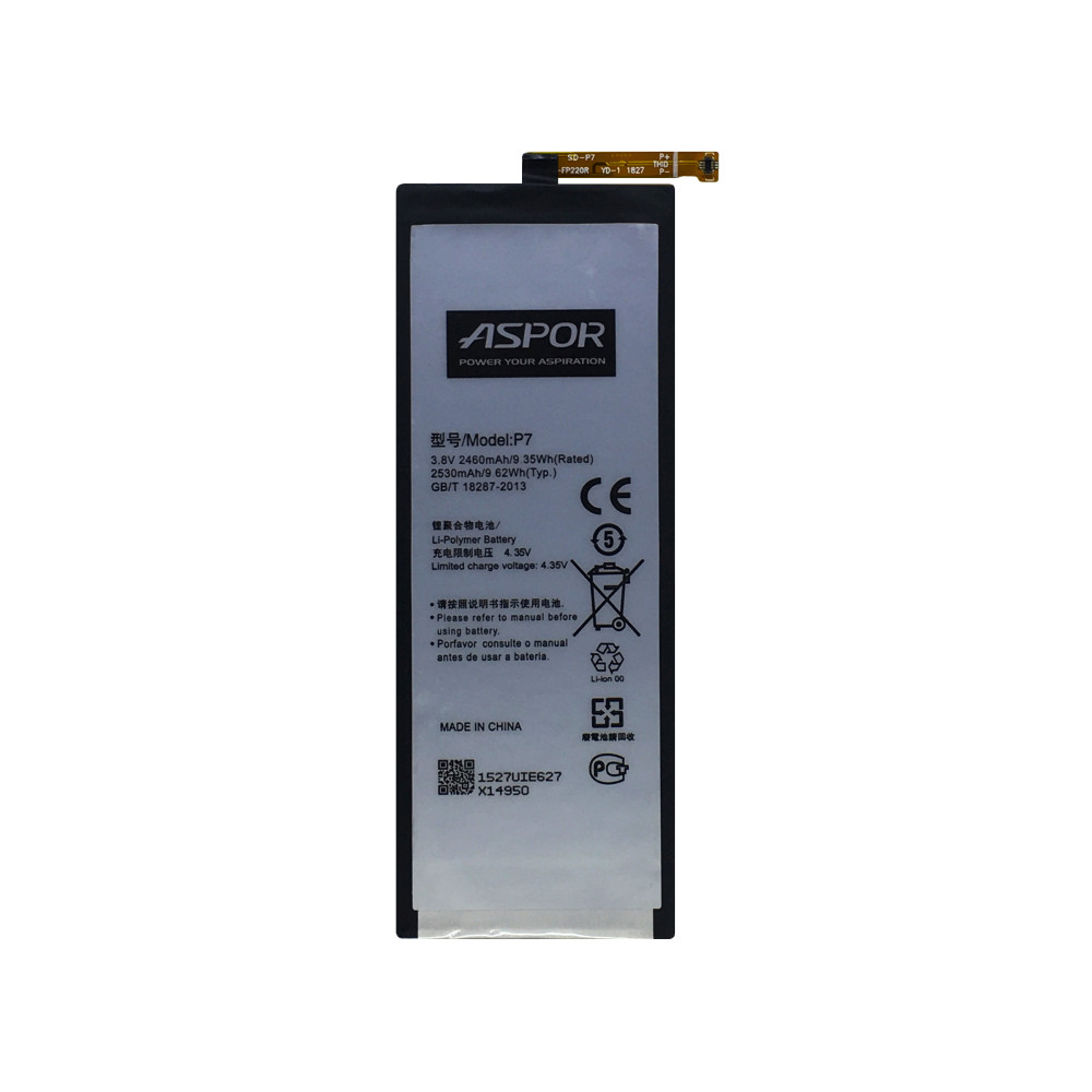 Акумулятор Aspor HB3543B4EBW для Huawei P7