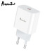 Мережевий зарядний пристрій Avantis A838 Plus QC3.0 (PD 20W) + Кабель Type-C – Lightning- білий Мережевий зарядний пристрій Avantis A838 Plus QC3.0 (PD 20W) + Кабель Type-C – Lightning- білий