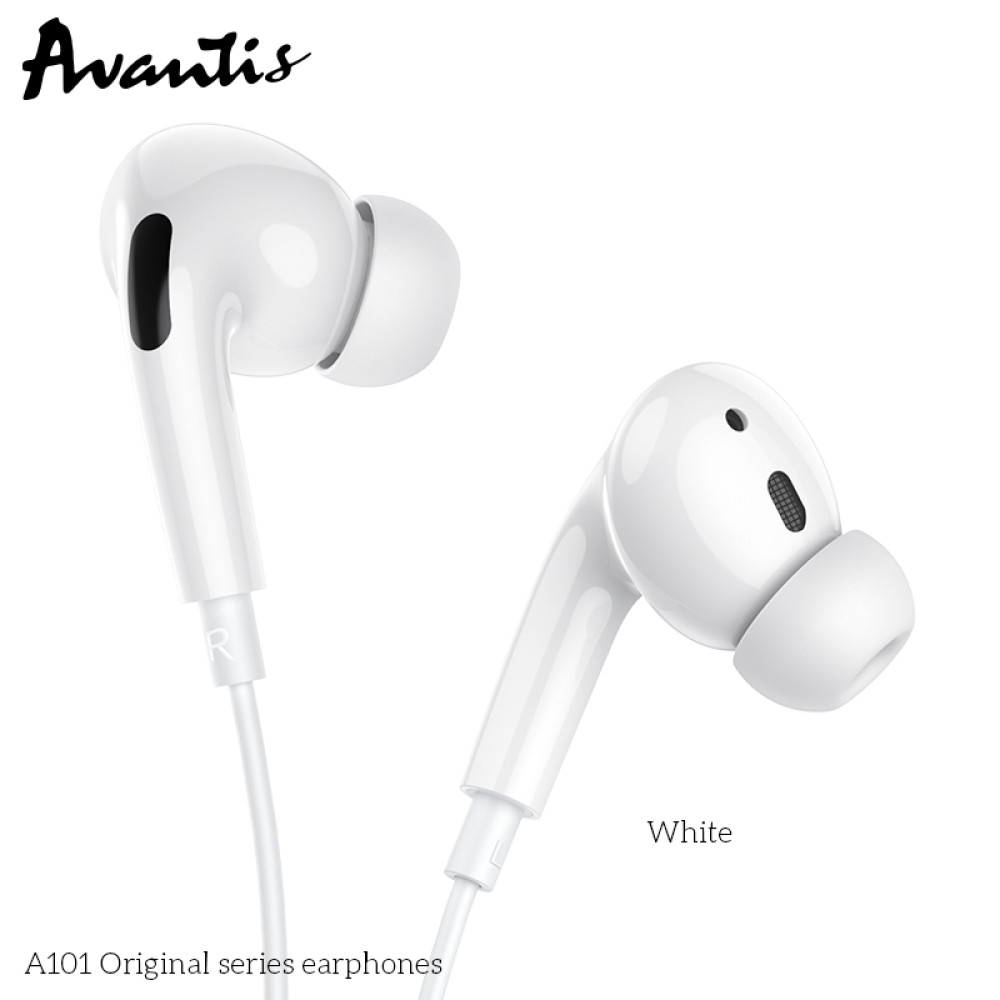 Навушники з мікрофоном Avantis A101 Pro Original Series- білий
