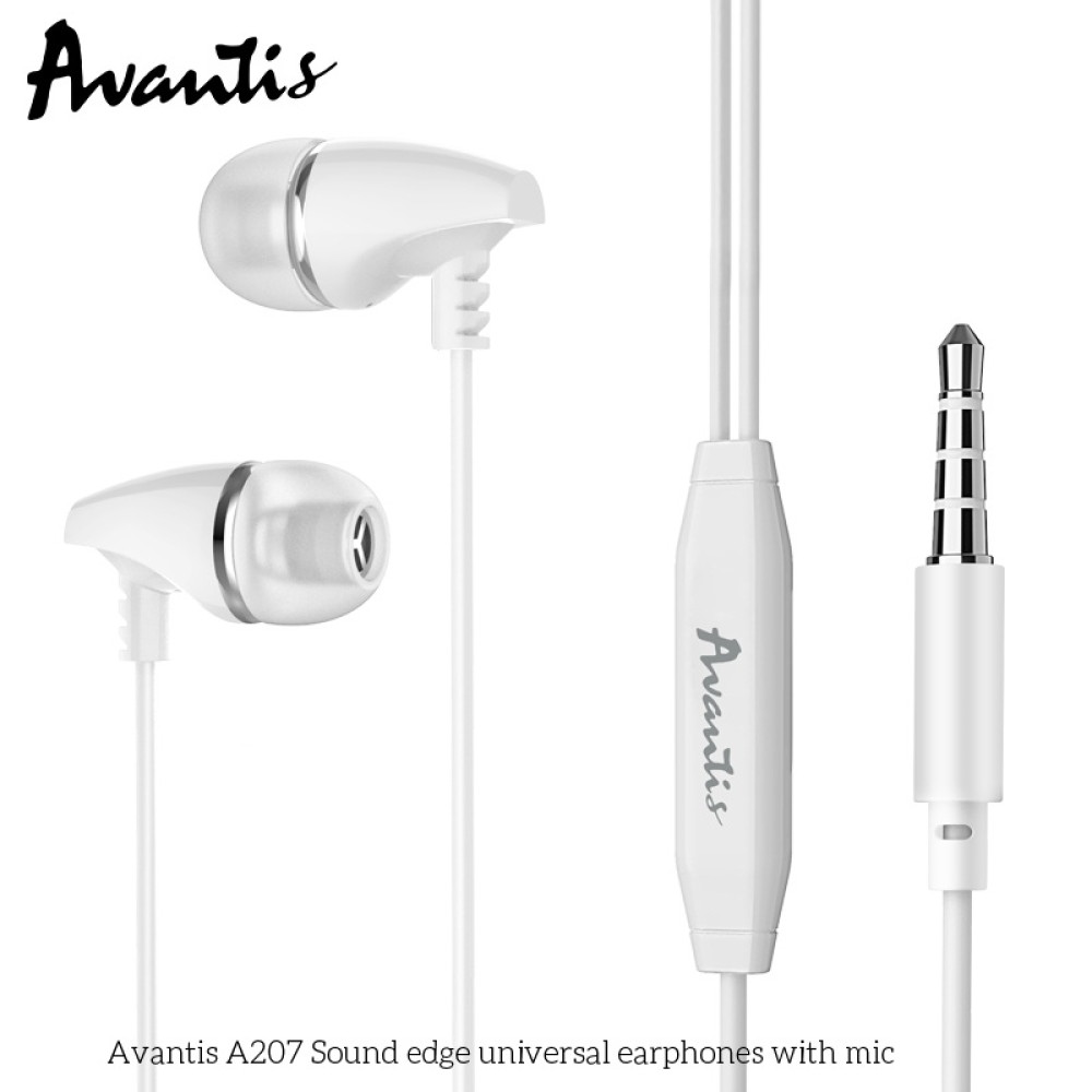 Навушники з мікрофоном Avantis A207- білий