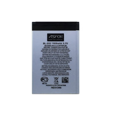 Акумулятор Aspor BL203 для Lenovo A278T/A308T/A318T Акумулятор Aspor BL203 для Lenovo A278T/A308T/A318T