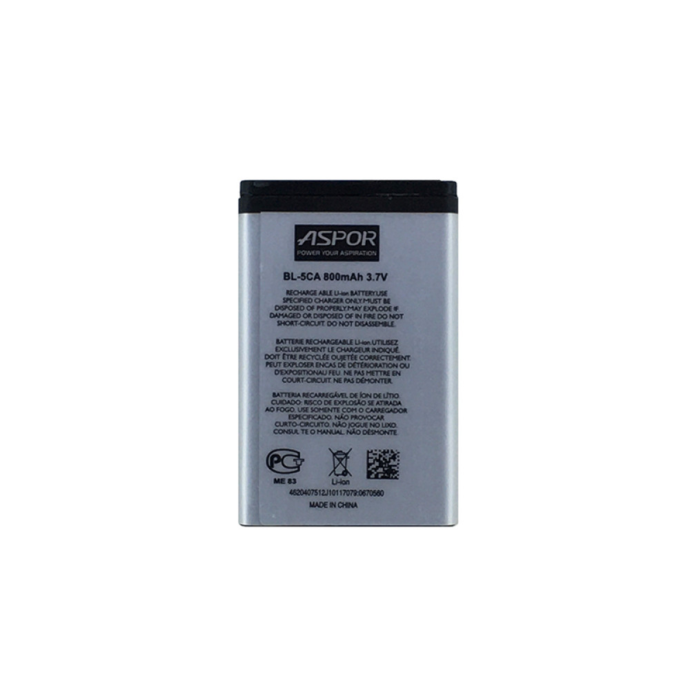 Акумулятор Aspor BL-5CA для Nokia 100/101/1110/1110i/1112
