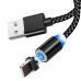 Кабель Aspor 360 Pro USB – Lightning 2.4A/1м magnetic- чорний Кабель Aspor 360 Pro USB – Lightning 2.4A/1м magnetic- чорний