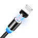 Кабель Aspor 360 Pro USB – Lightning 2.4A/1м magnetic- чорний Кабель Aspor 360 Pro USB – Lightning 2.4A/1м magnetic- чорний