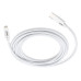 Кабель Aspor A109 Eco Type-C – Lightning 3.1A/1м- білий Кабель Aspor A109 Eco Type-C – Lightning 3.1A/1м- білий