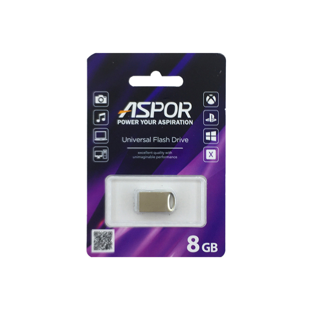 USB Flash Aspor AR105 8GB- срібло