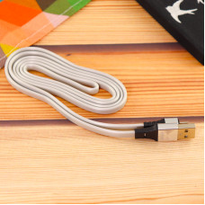 Кабель Aspor A158 Silicone USB – Micro 2.4A/1.2м- срібло