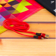 Кабель Aspor A160 Silicone USB – Type-C 2.4A/1.2м- червоний