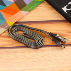 Кабель Aspor A160 Silicone USB – Type-C 2.4A/1.2м- графітовий
