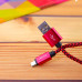 Кабель Aspor A173 USB – Micro 3A/0.3м- червоний Кабель Aspor A173 USB – Micro 3A/0.3м- червоний