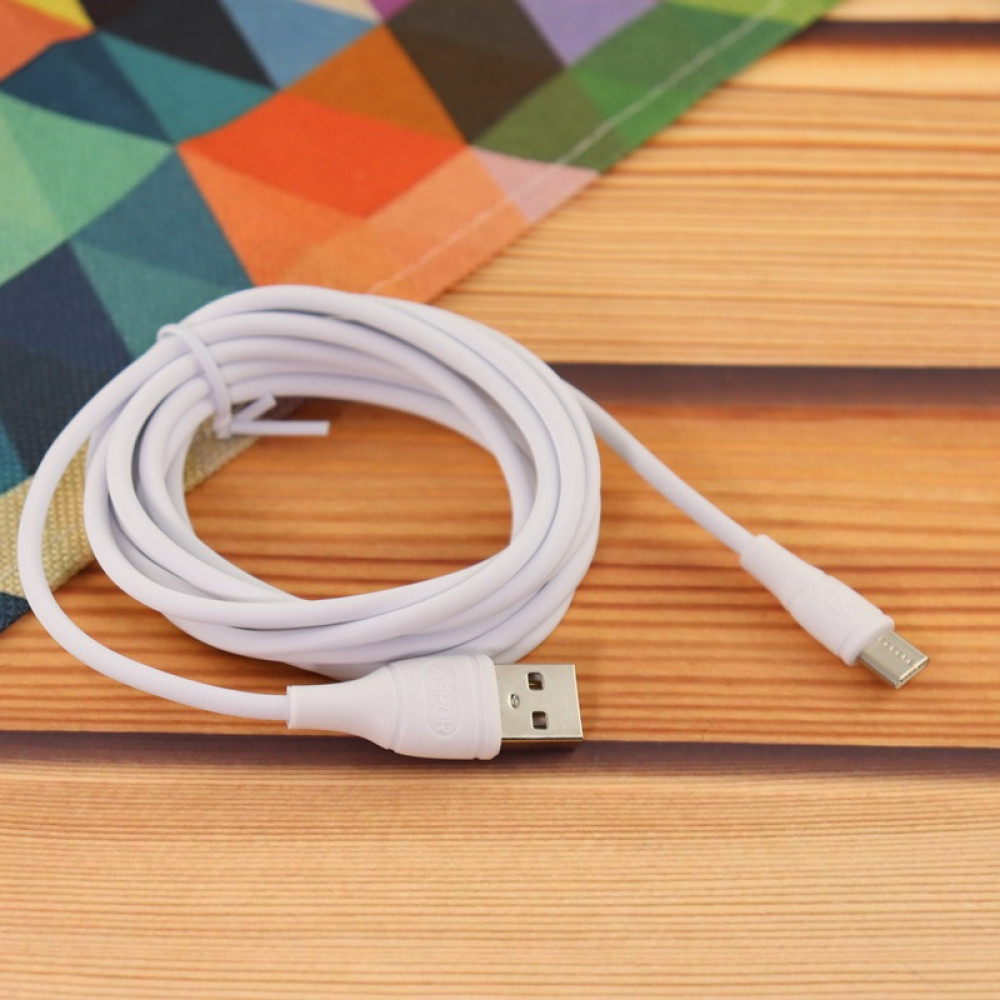 Кабель Aspor AC-03 Plus USB – Type-C 2.1A/2м- білий