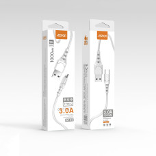 Кабель Aspor A102 USB – Type-C Fast Charge 3A/1м- білий