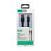 Кабель Aspor A167 USB – Lightning 2.4A/1м- чорний Кабель Aspor A167 USB – Lightning 2.4A/1м- чорний