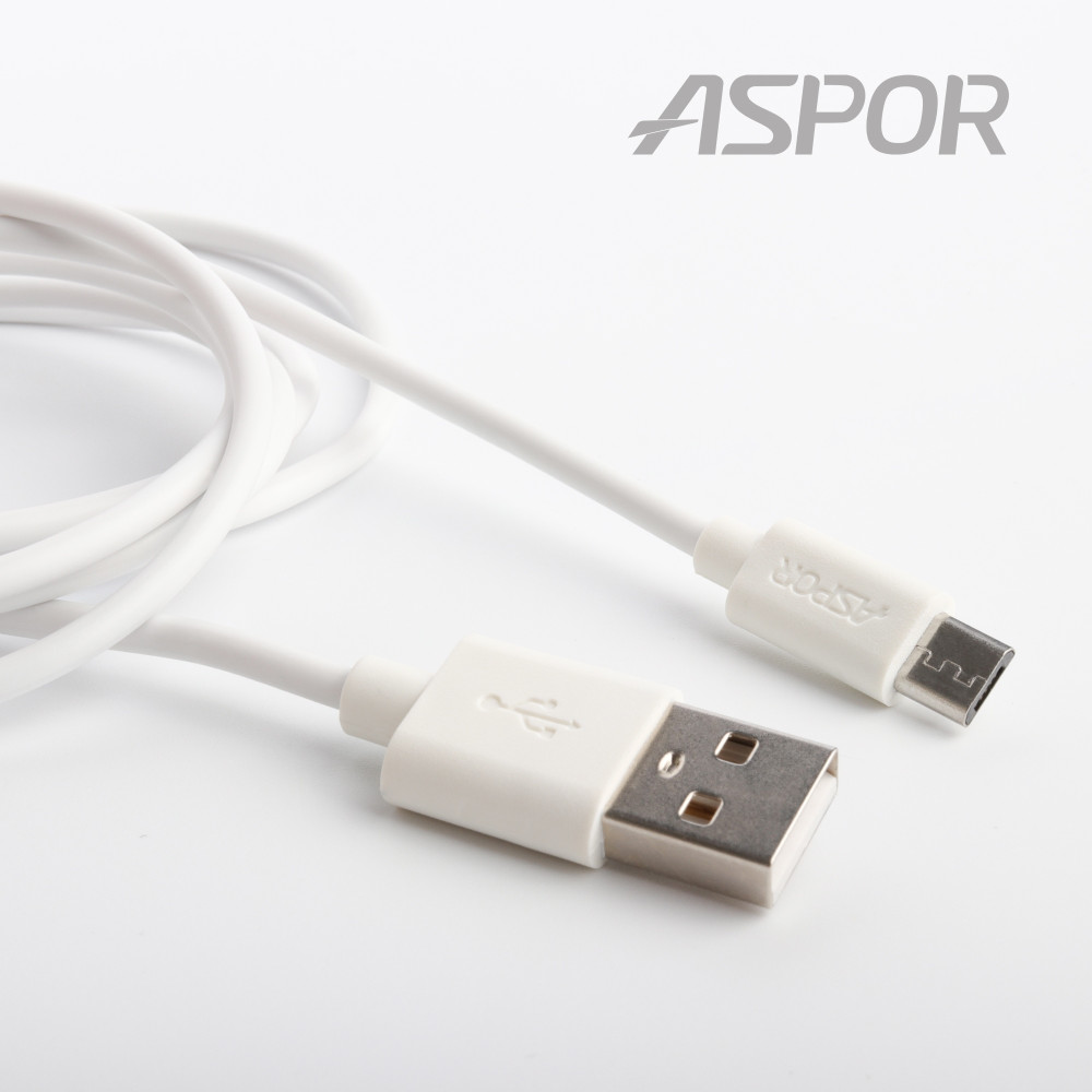 Кабель Aspor A171 USB – Micro 2.1A/1.2м- білий