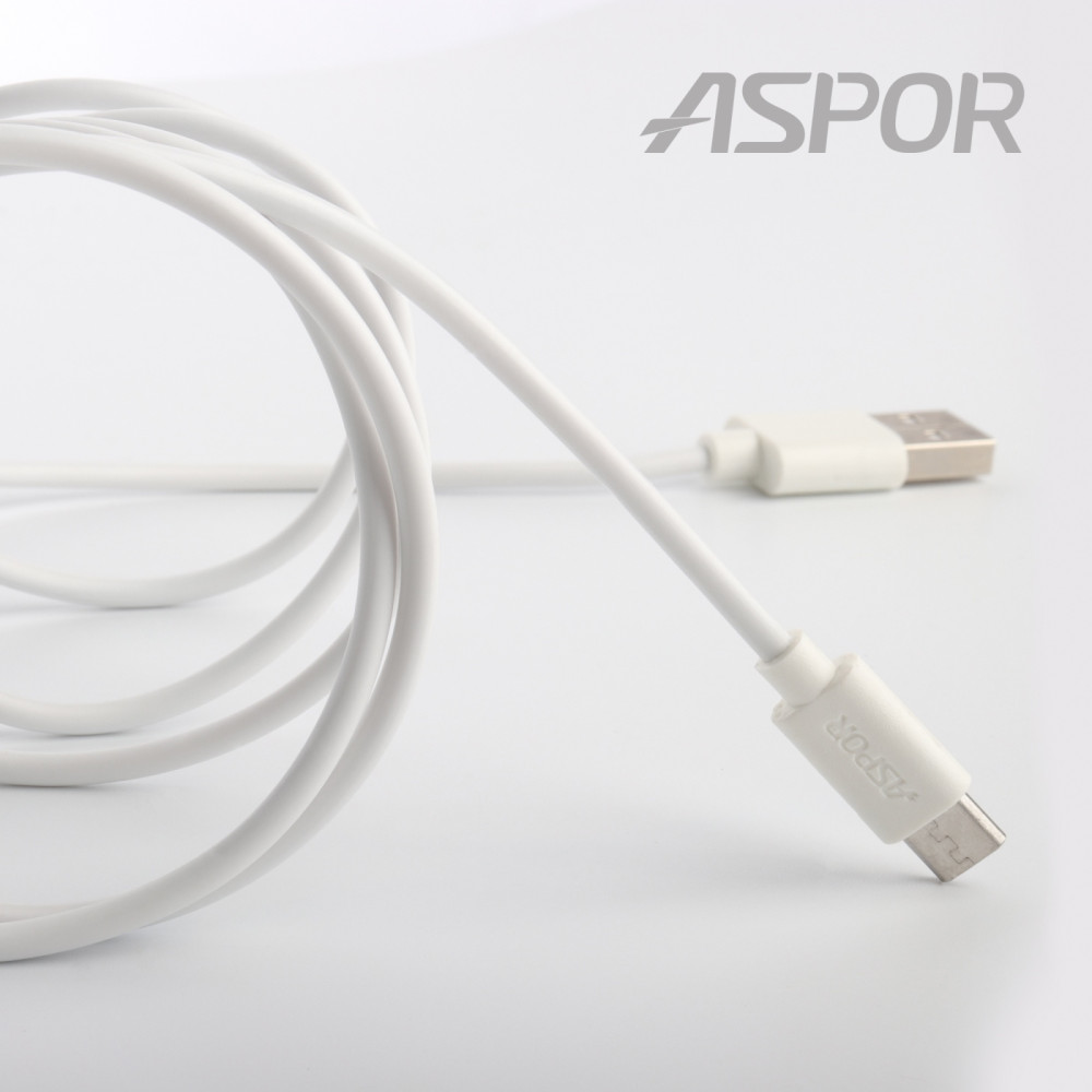 Кабель Aspor A171 USB – Micro 2.1A/1.2м- білий