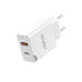 Мережевий зарядний пристрій Aspor A826 PD (20W/USB/Type-C)- білий Мережевий зарядний пристрій Aspor A826 PD (20W/USB/Type-C)- білий