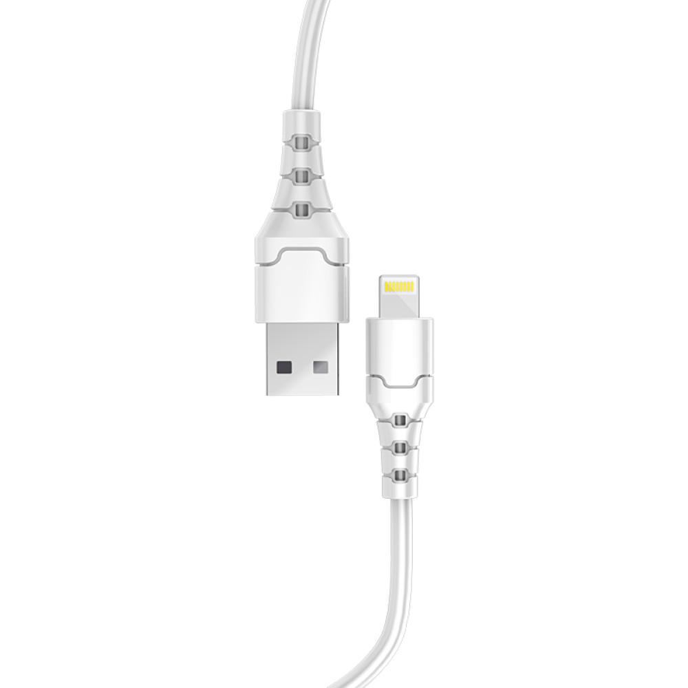 Кабель Aspor A101L Lightning Fast Charge 3A/2м- білий