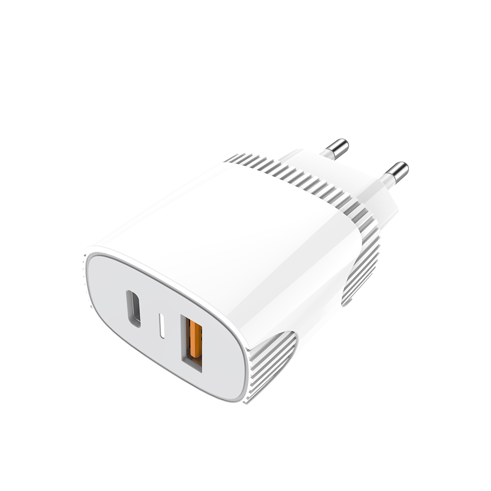 Мережевий зарядний пристрій Aspor A816 PD 20W + QC Fast Charger- білий