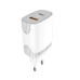 Мережевий зарядний пристрій Aspor A816 PD 20W + QC Fast Charger- білий Мережевий зарядний пристрій Aspor A816 PD 20W + QC Fast Charger- білий
