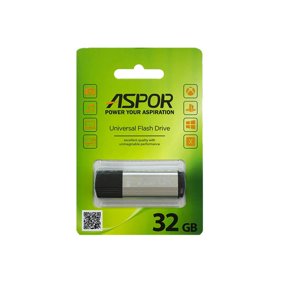 USB Flash Aspor AR121 32GB- срібло