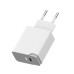 Мережевий зарядний пристрій Aspor A825 PD QC3.0 (20W PD) + кабель Type-C – Lightning- білий Мережевий зарядний пристрій Aspor A825 PD QC3.0 (20W PD) + кабель Type-C – Lightning- білий