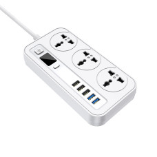 Мережевий фільтр-подовжувач Aspor A503 Auto Max (5USB/3.4A/2м)- білий Мережевий фільтр-подовжувач Aspor A503 Auto Max (5USB/3.4A/2м)- білий