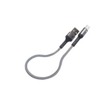 Кабель Aspor A162 Fast Charge USB – Micro (3A/0.3м)- графітовий