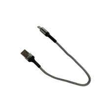 Кабель Aspor A165 Fast Charge USB – Type-C (3A/0.3м)- графітовий