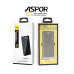Портативний зарядний пристрій (Повербанк) Aspor A370 10000 mAh- чорний Портативний зарядний пристрій (Повербанк) Aspor A370 10000 mAh- чорний
