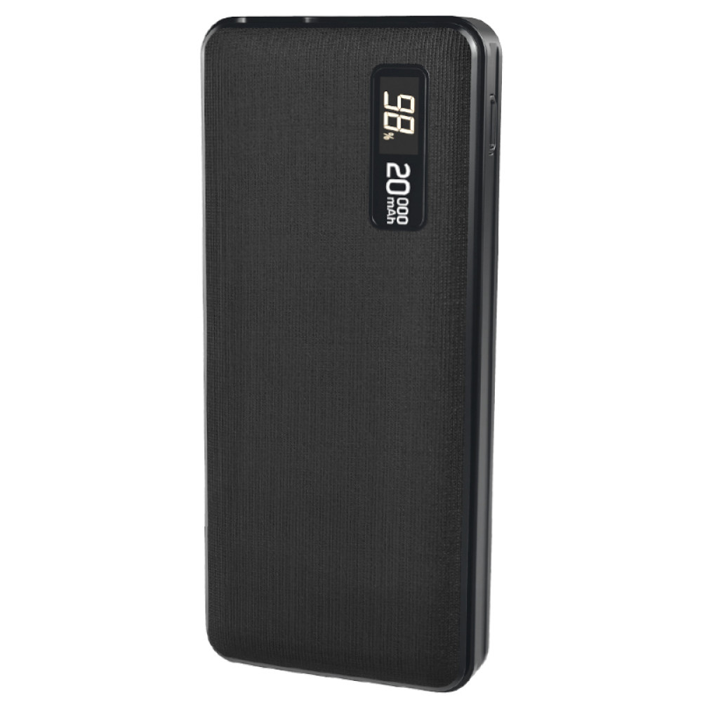 Портативний зарядний пристрій (Повербанк) Aspor A399 20000 mAh- чорний