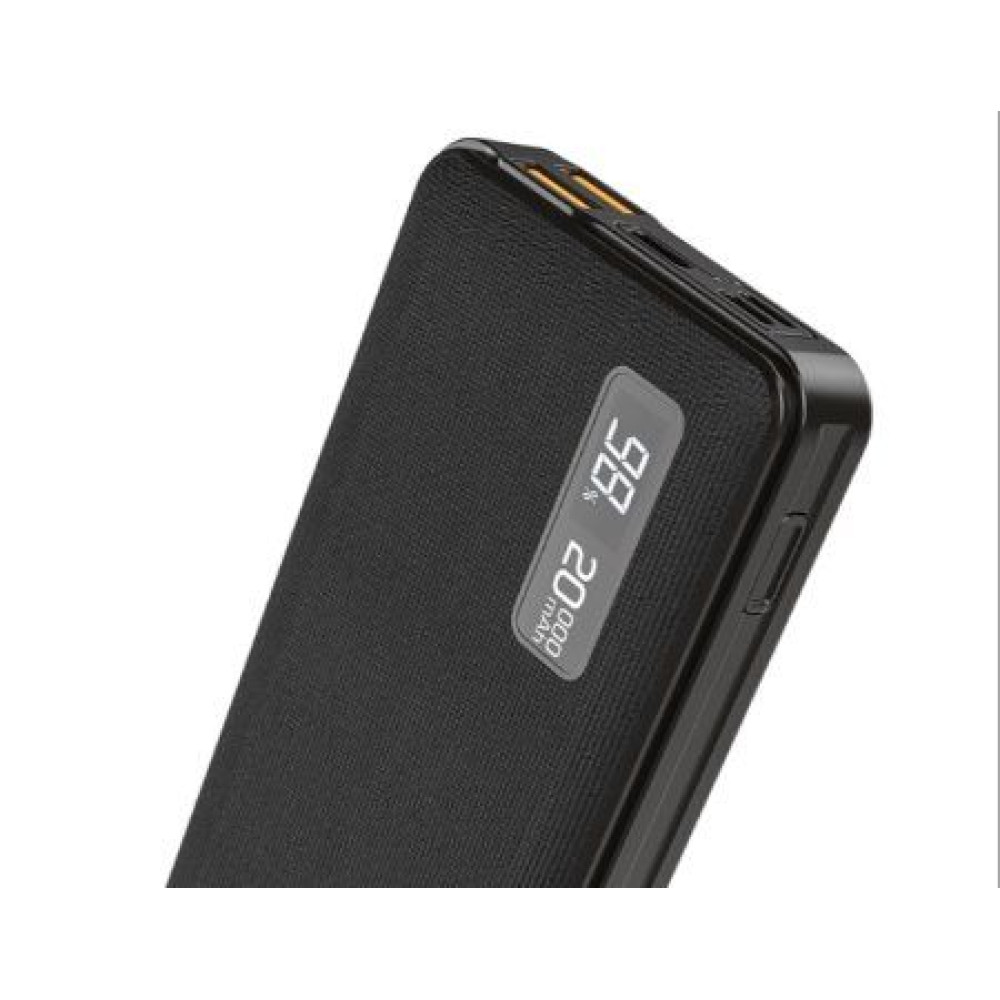 Портативний зарядний пристрій (Повербанк) Aspor A399 20000 mAh- чорний