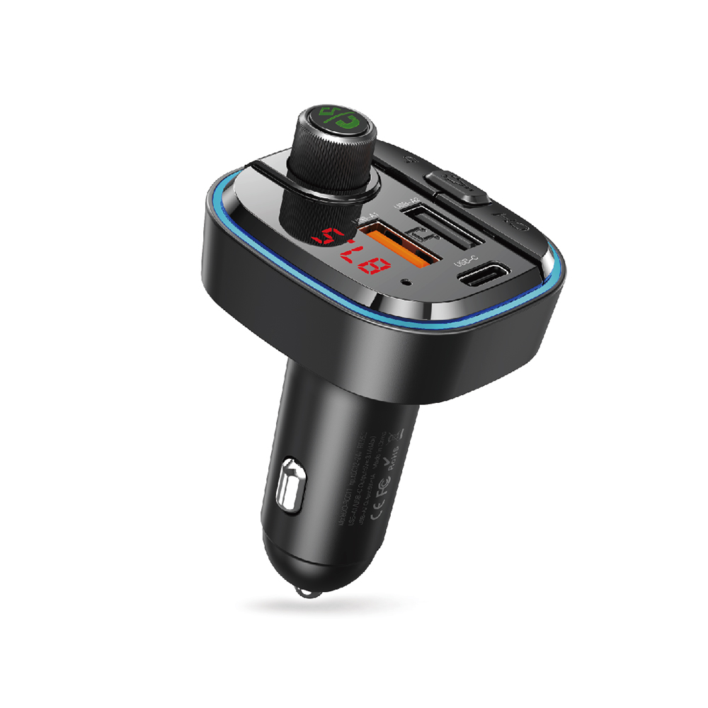 Bluetooth FM модулятор (трансмітер) Avantis ACC11 5V/3.1A- чорний